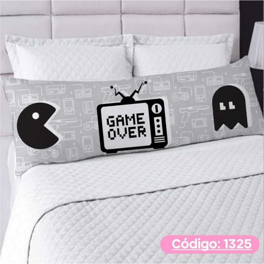 Travesseiro De Corpo Com Fronha e Ziper Xuxão Cheio de Silicone Personalizado 1.25x0.45cm Gamer