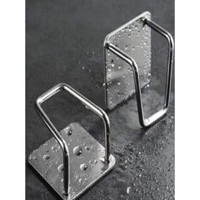 Gancho Adesivo de Metal Para Esponja Bucha Multifuncional Cozinha Sem Fura