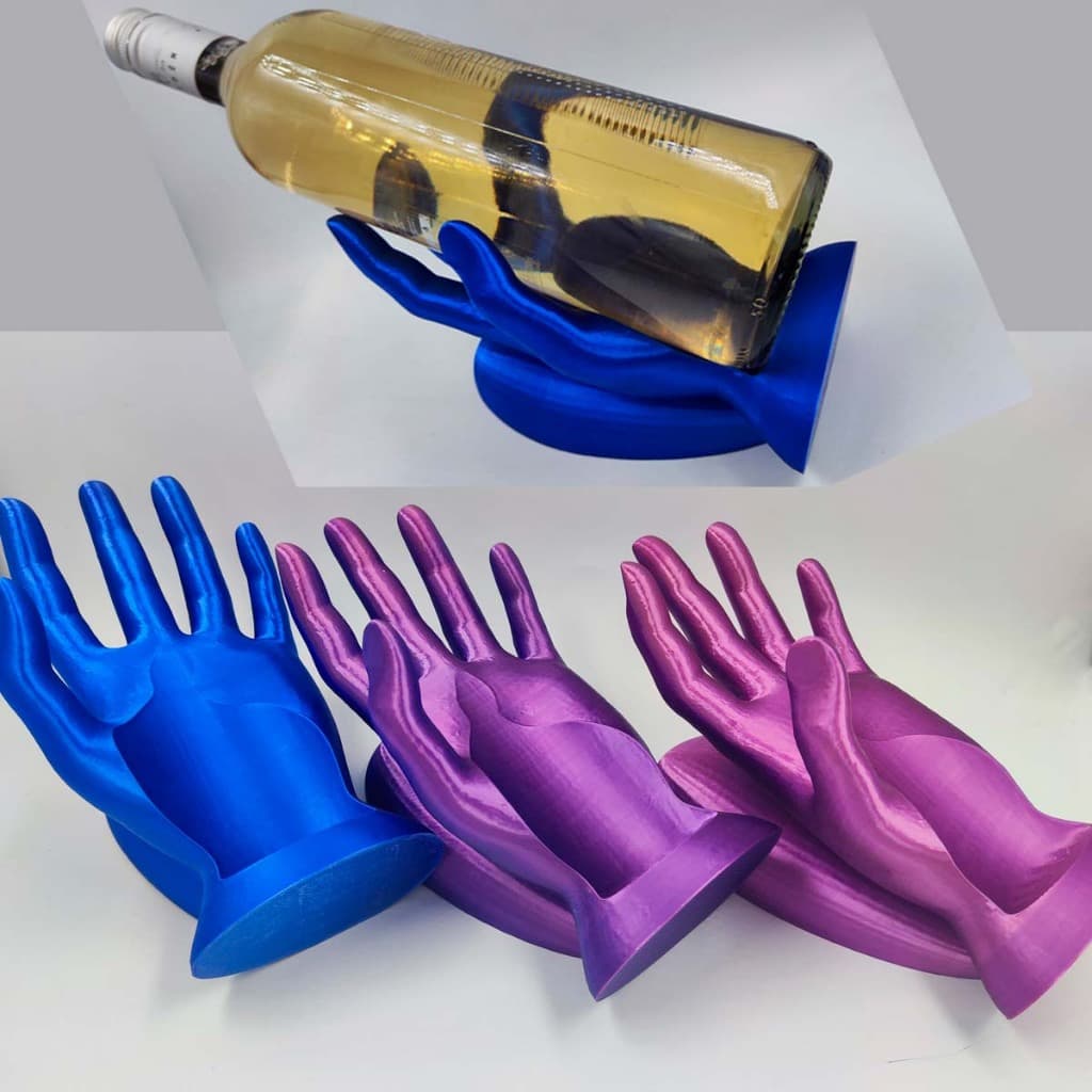 Suporte mão para garrafa de Vinho Gin suporte de mesa decoração bar