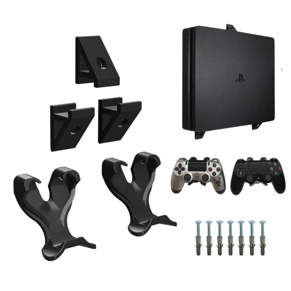 Suporte Parede Playstation 4 Slim Ps4 Slim