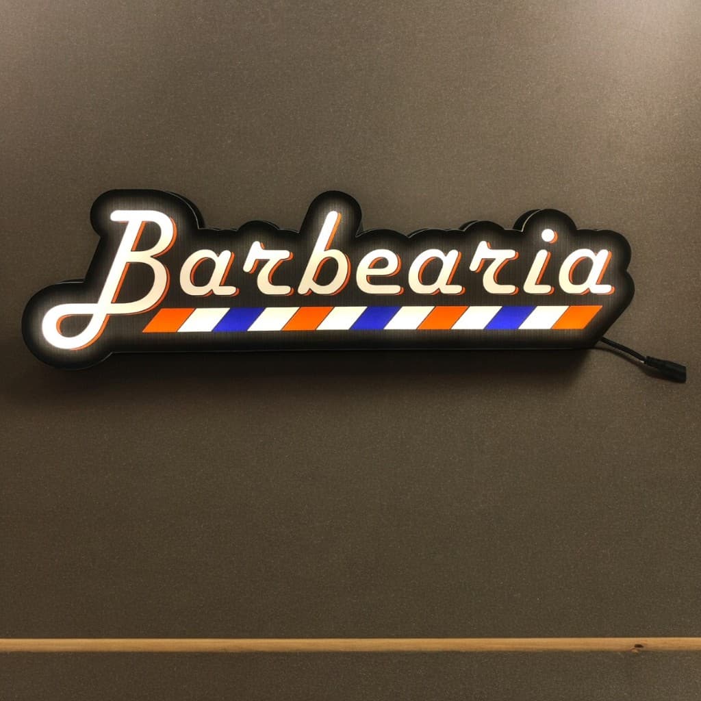 Luminoso Barbearia Letreiro Barber Shop Decoração Led