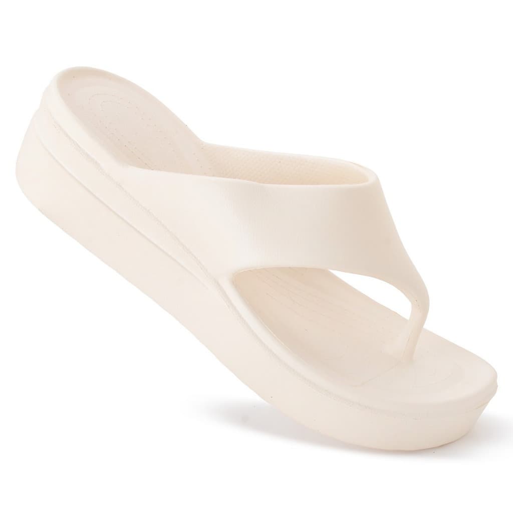 Chinelo Flat Feminino Nuvem Plataforma Tamanco Sandalia com Salto em EVA Ultraleve Confortável Confort Macio Ortopédico