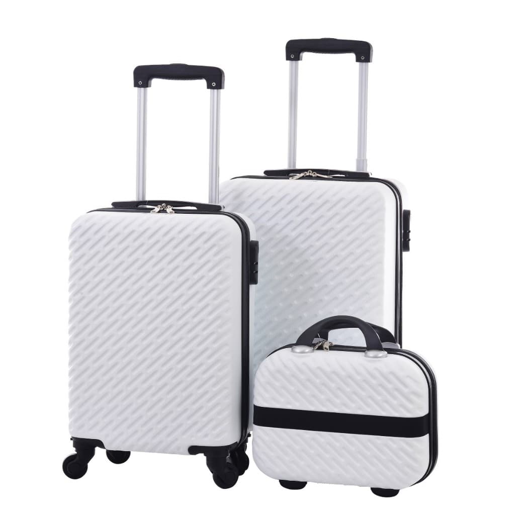 Kit Conjunto Com 3 Malas de Viagem Com Rodinha 360 Mala de Bordo + Bolsa + Mala Média Despacho