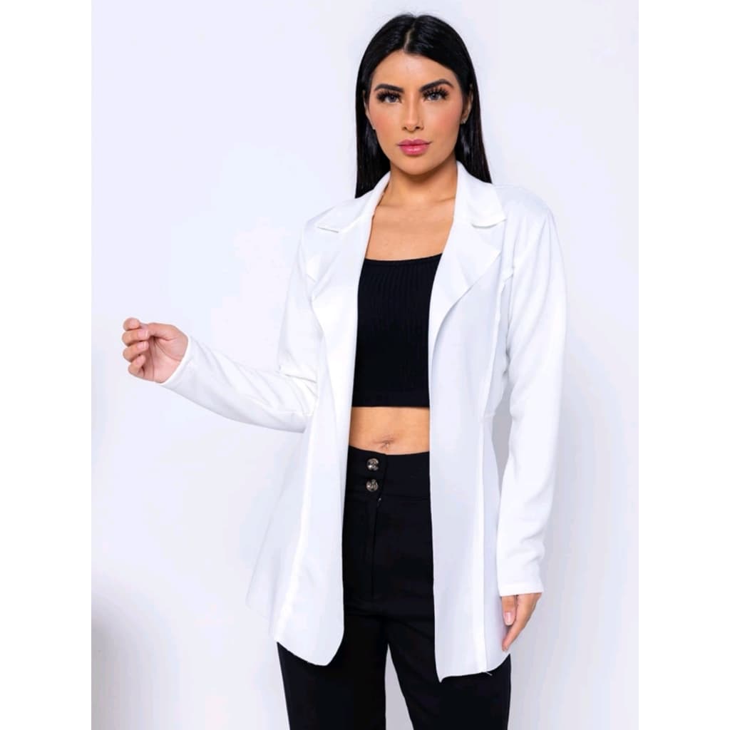 Max Blazer Acinturado Feminino