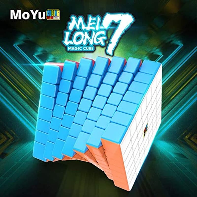 Moyu Cubing Sala De Aula Meilong 6x6 e 7x7 Cubo De Velocidade Sem Adesivo Quebra-Cabeça