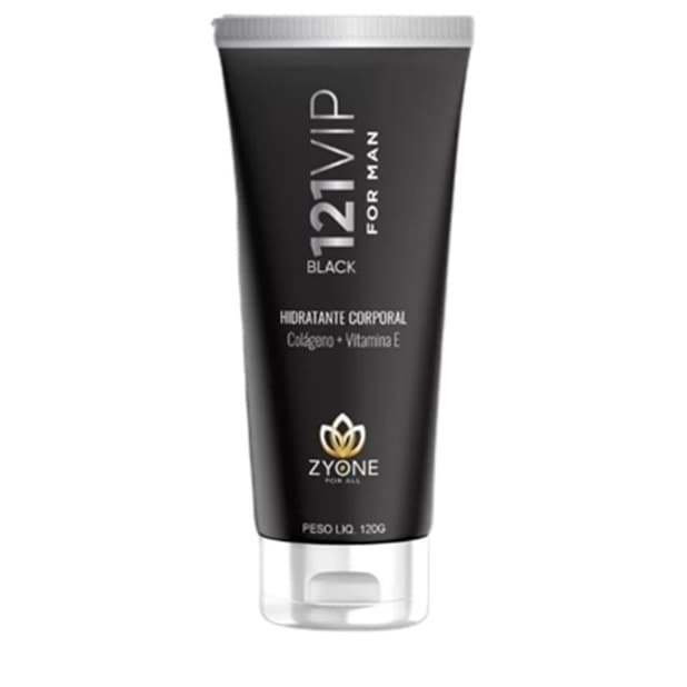 Creme Hidratante Masculino 121 Vip Black Zyone Fragrância Importada 120g