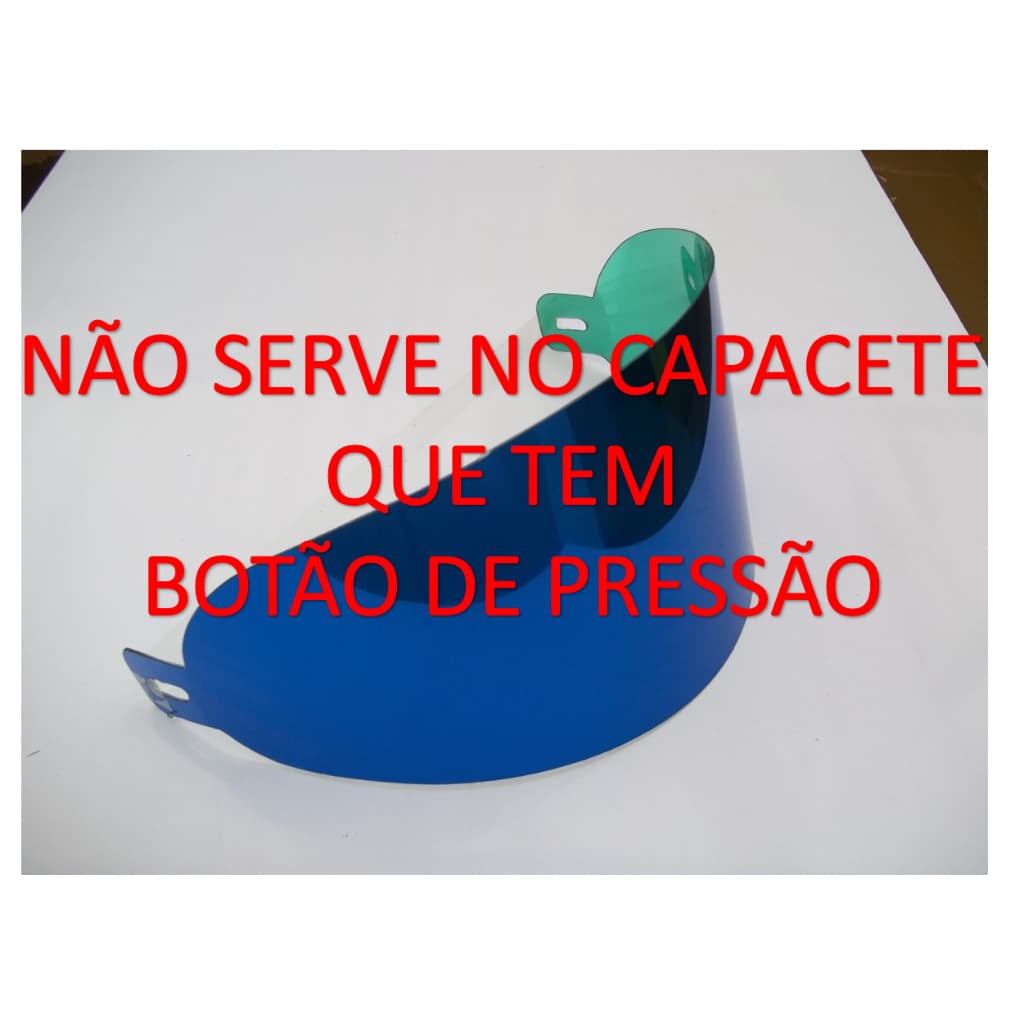 Viseira De Encaixe Do Gow Interlagos E SM Automático Protork ATENÇÃO(NÃO SERVE NO CAPACETE DE BOTÃO DE PRESSÃO)