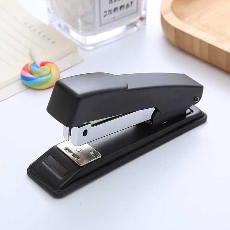 Grampeador De Aço 13cm Até 20 Folhas Grampos 24/6 E 26/6 Alta Qualidade Resitente Escritorio Office