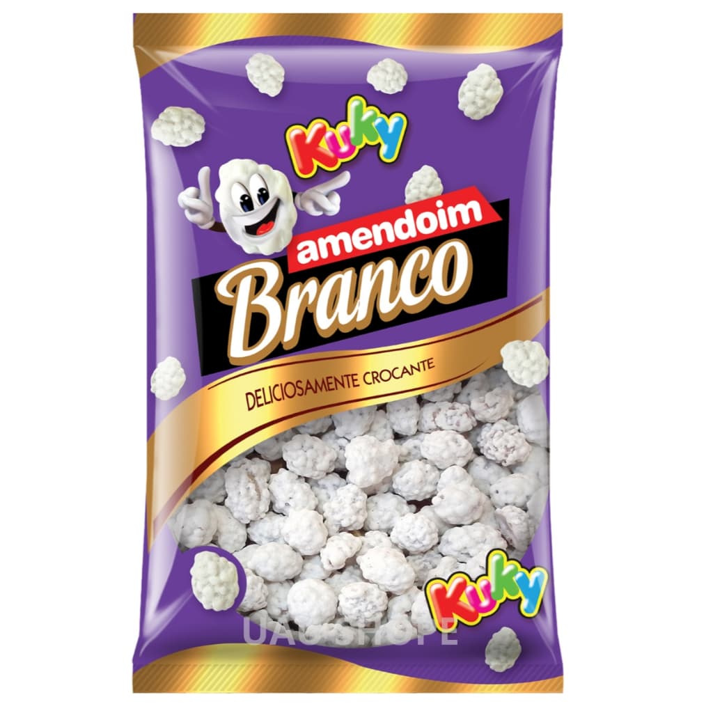 1/2/3 Amendoim Branco Crocante 400 Gr - Kuky