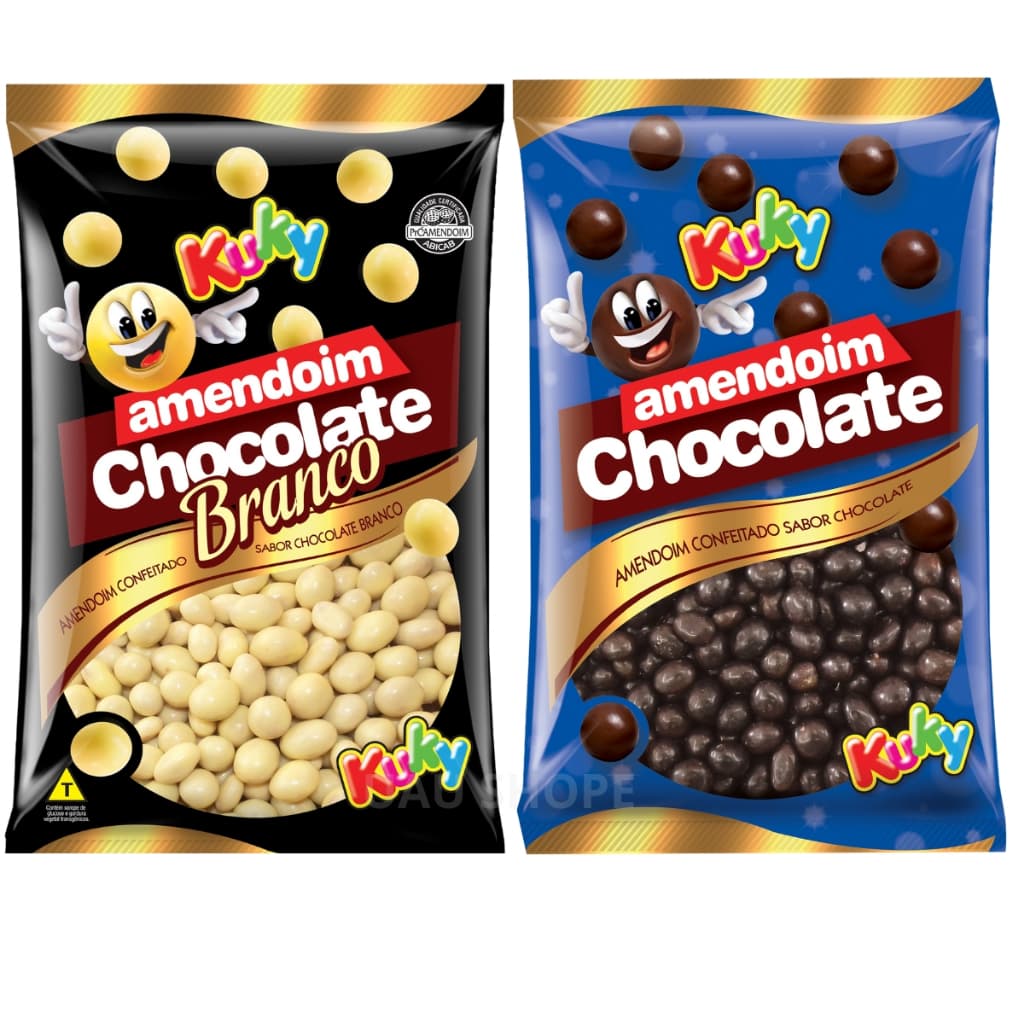 Amendoim De Chocolate  Ou Chocolate Branco - Kuky