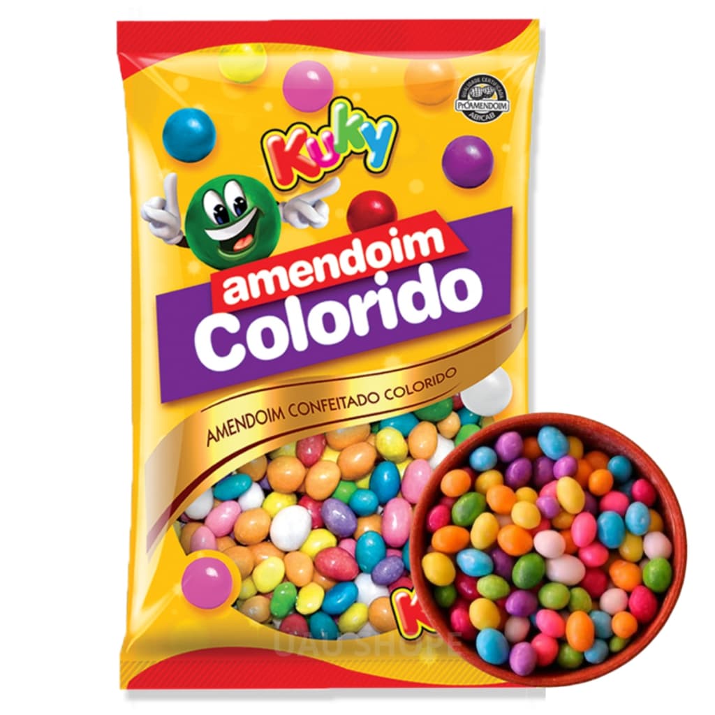1/2/3 Amendoim Colorido 400 Gr - Kuky