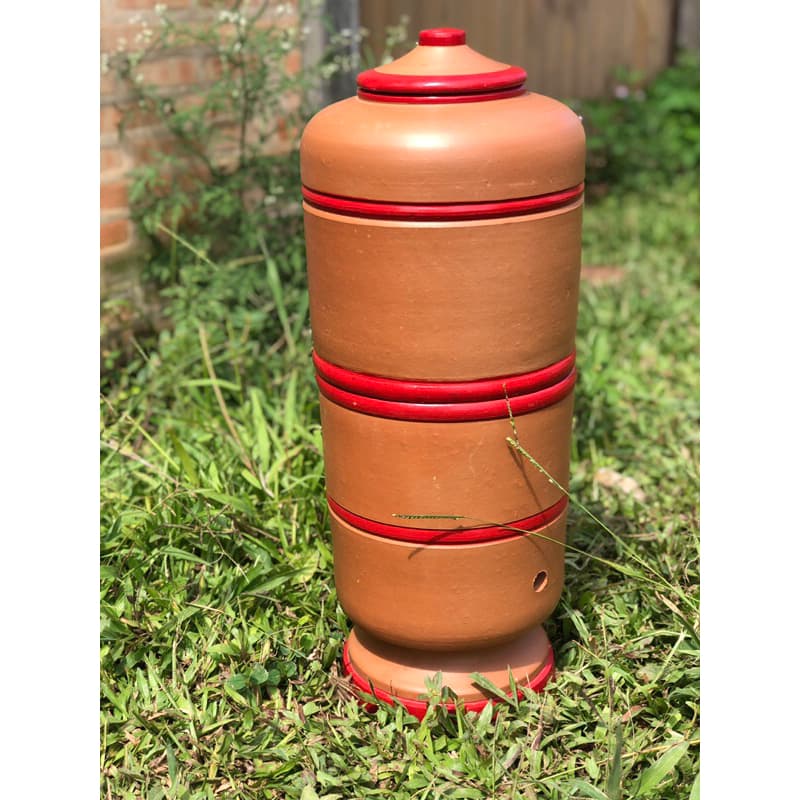Filtro de barro pequeno - uma vela e sete litros / completo !!!