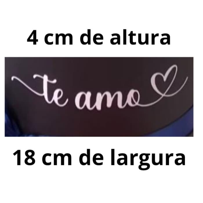 Kit Te Amo 10 Adesivos para Mini Bubble Balão!