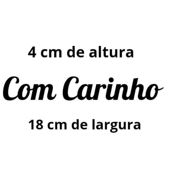 Kit Frase Com Carinho com 10 unidades para Mini Bubble Balão!