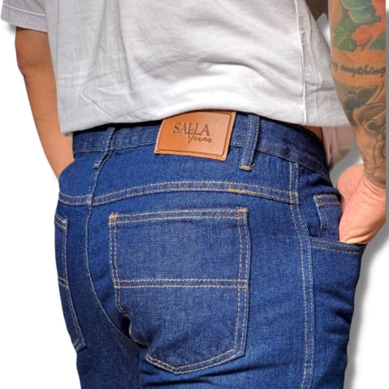 Calça Jeans Masculina Tradicional Reforçada