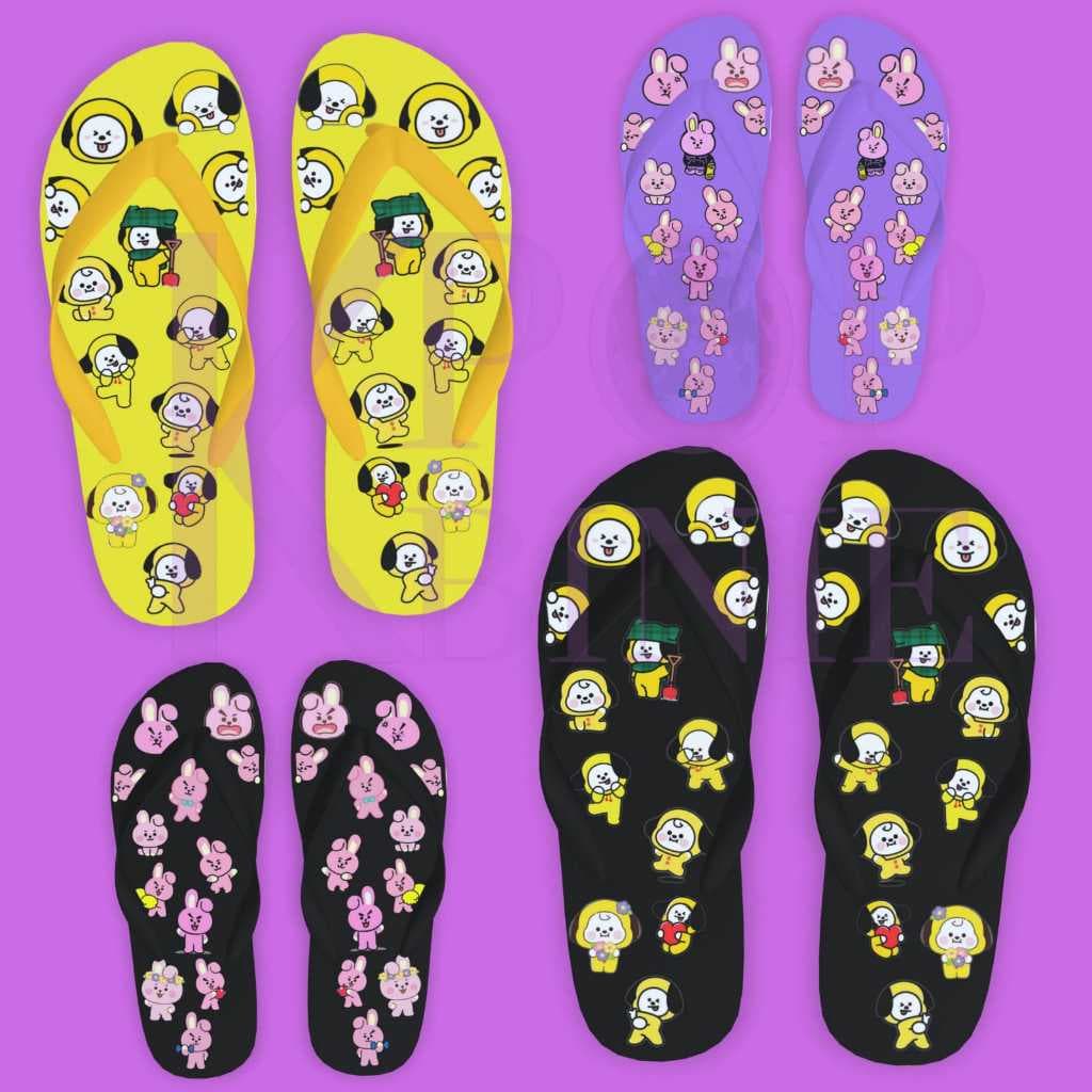 Chinelo BT21 BTS koya rJ chimmy shooky cooky mang Tata  Kpop personalizado
