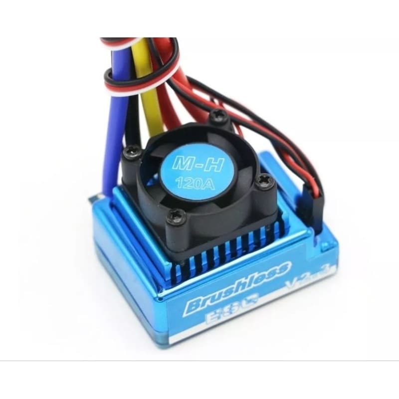Esc 120a H-m Waterproof (a Prova D'agua) P/ 1/10 Brushless