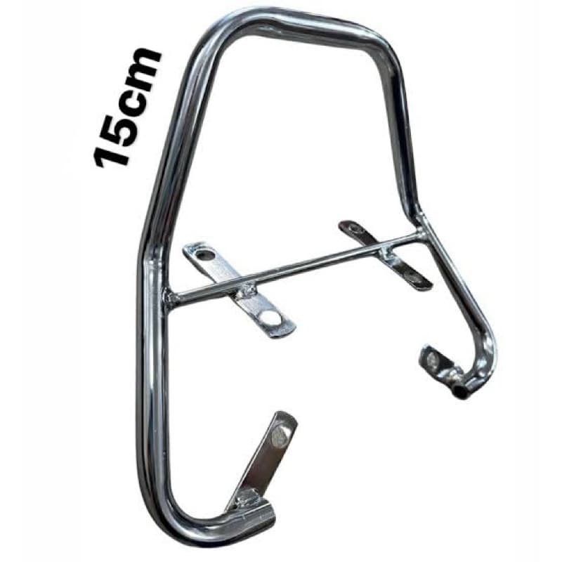 Alca Esportiva Vertical Super Alta Titan 125 95 até 99 Cromada Quadrada