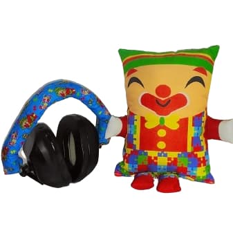 Abafador de ruídos autismo PATATI E PATATA Protetor auricular acolchoado autista