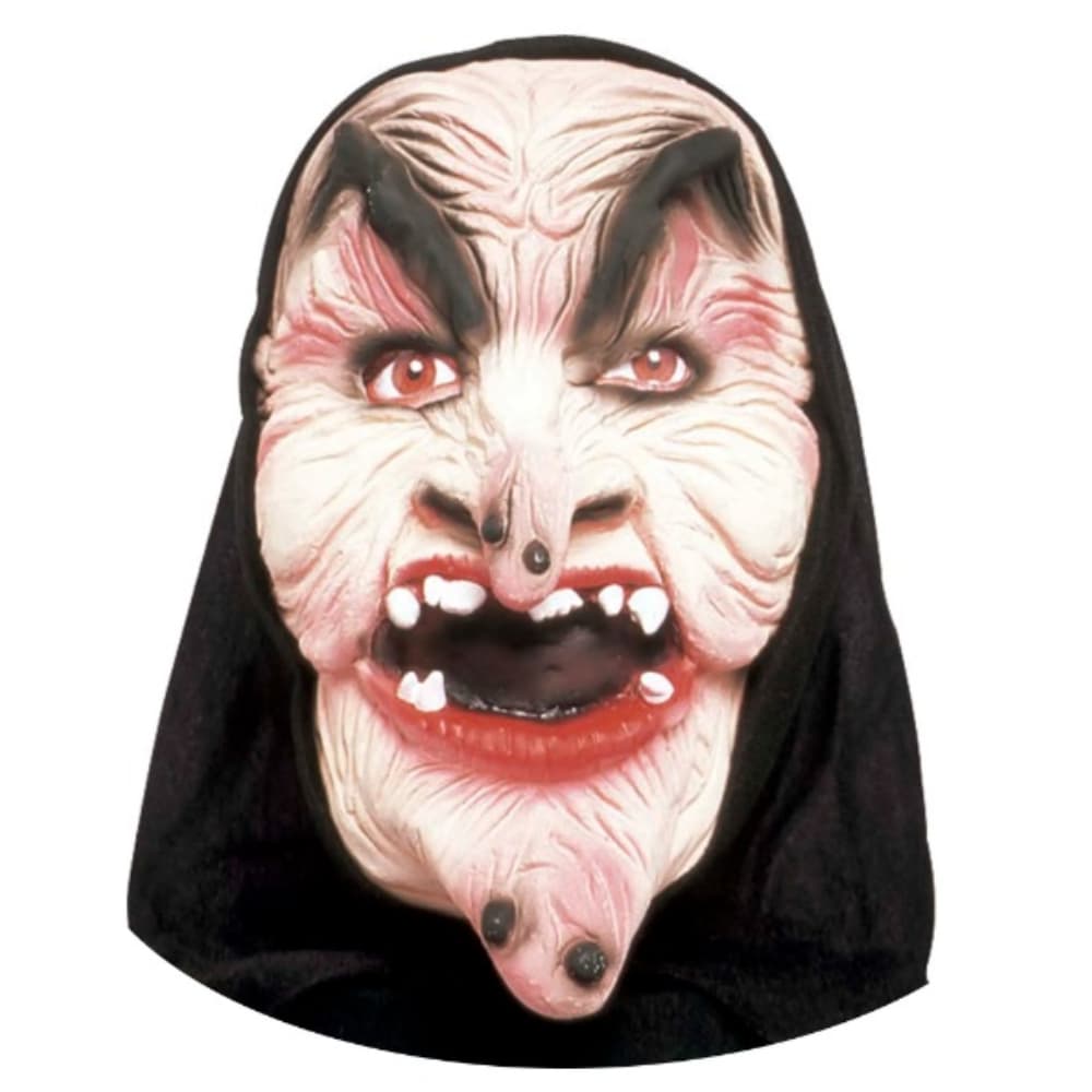 Máscara Halloween Bruxa Verruga Carnaval Fantasia Teatro Assustador Dia das Bruxas Festa dos Caretas