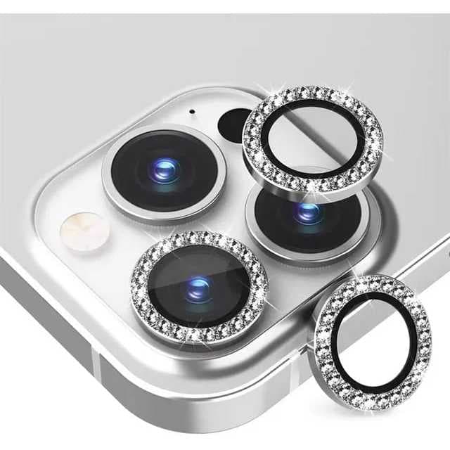 Kit de pelicula de lente strass para iphone 11/11promax/12/13/13pro/13promax/14/14promax/15/15pro/15promax/16/16pro