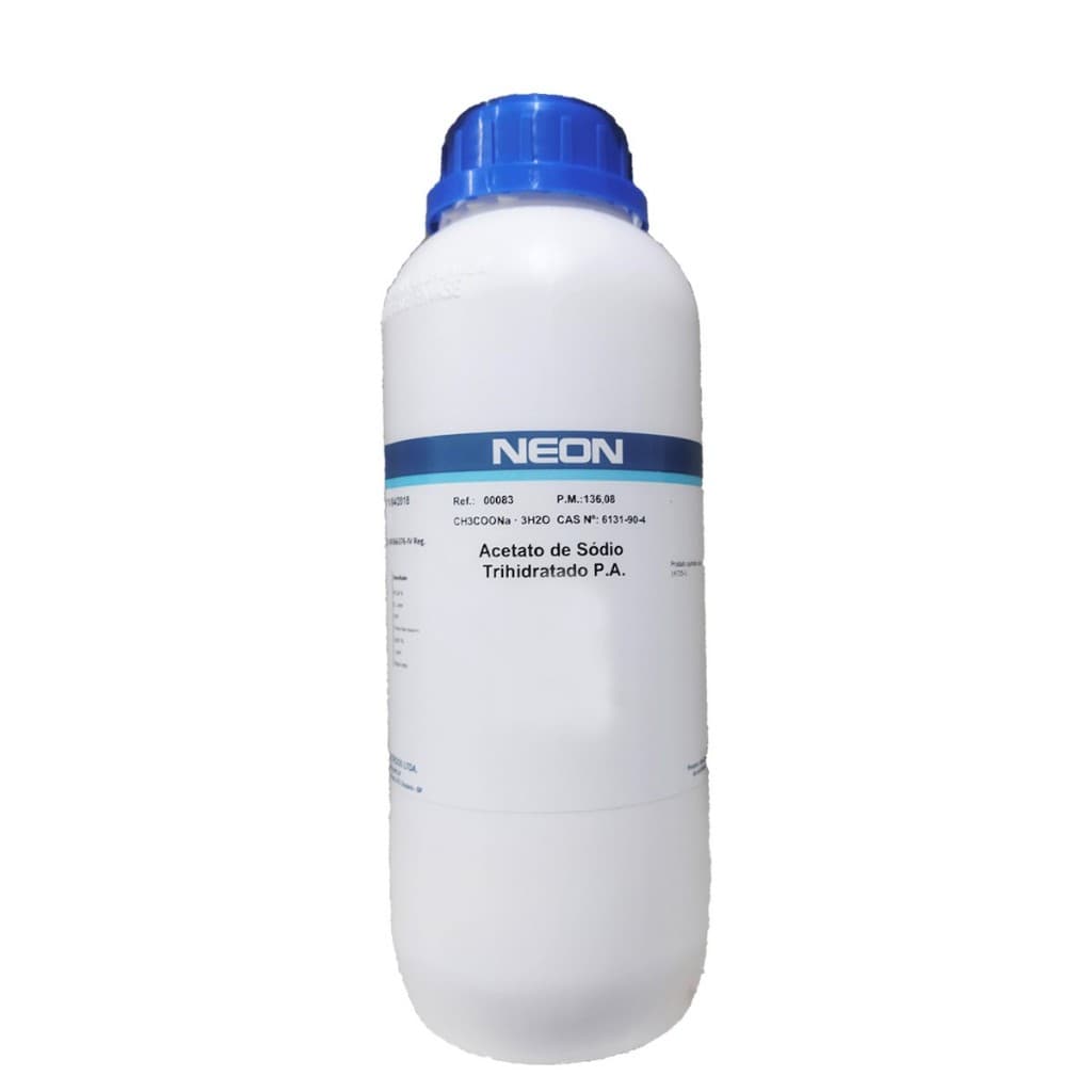Acetato de Sódio Frasco 1Kg Neon