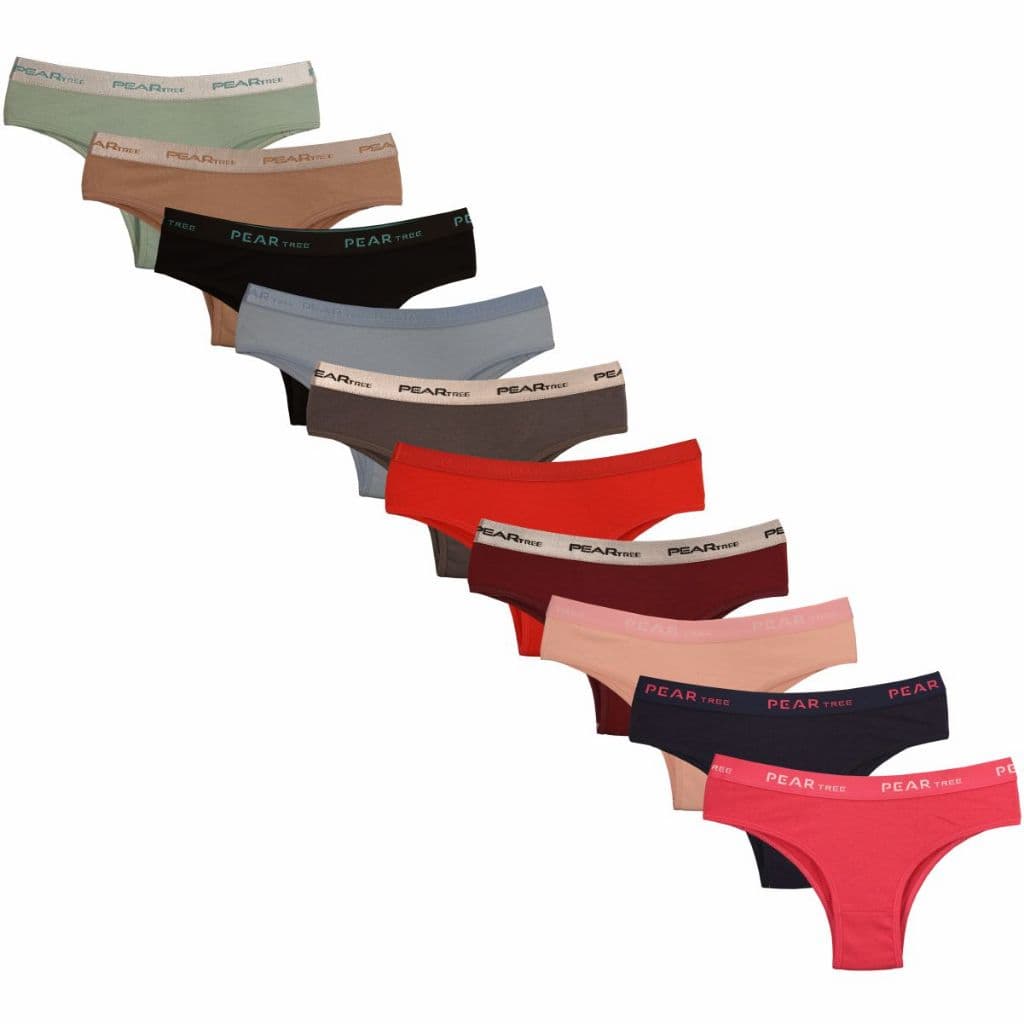 Kit Calcinha de Cós alto Cotton Algodão Tanga Conforto Forro 100% Algodão