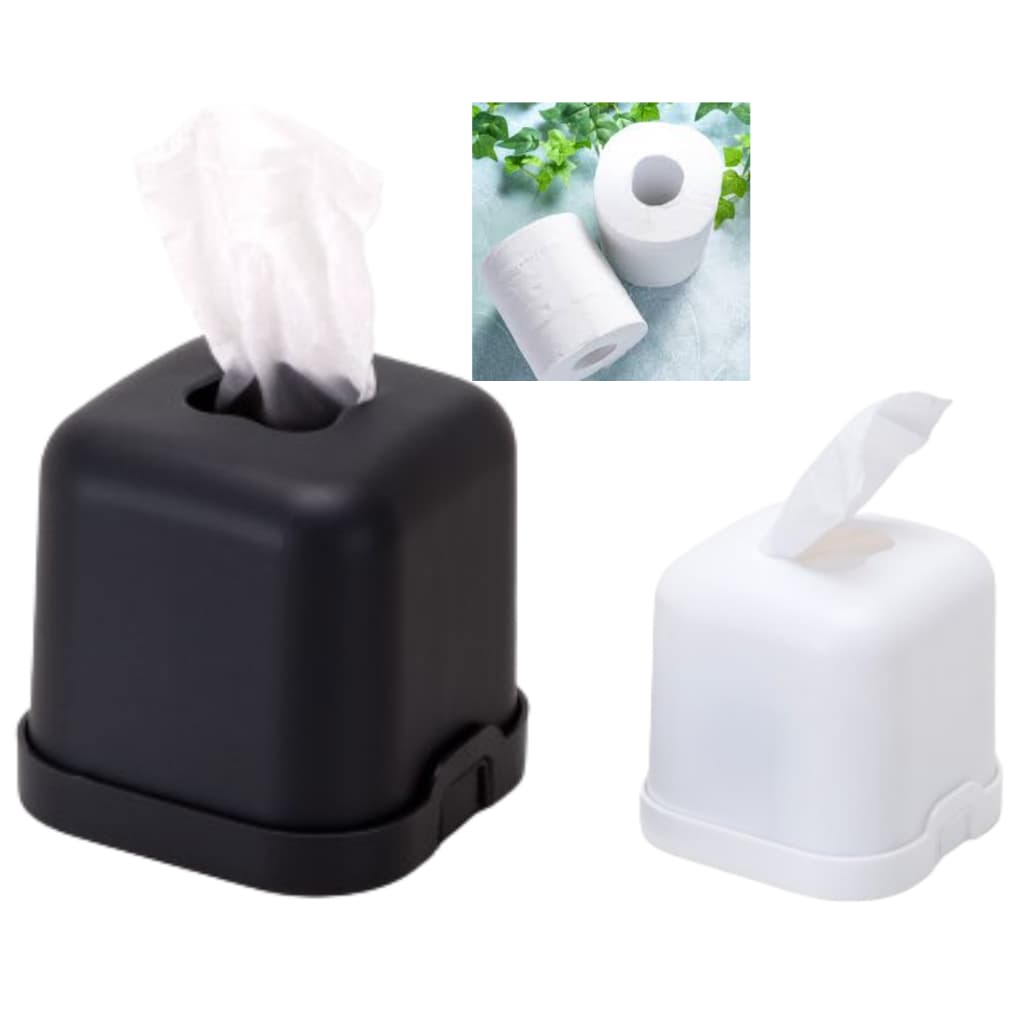 Porta Papel Higiênico Suporte de Mesa Plástico Bancada Portátil Arthi