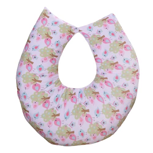 Almofada Amamentação para Bebê Menina Sublimada - Jardim Encantado