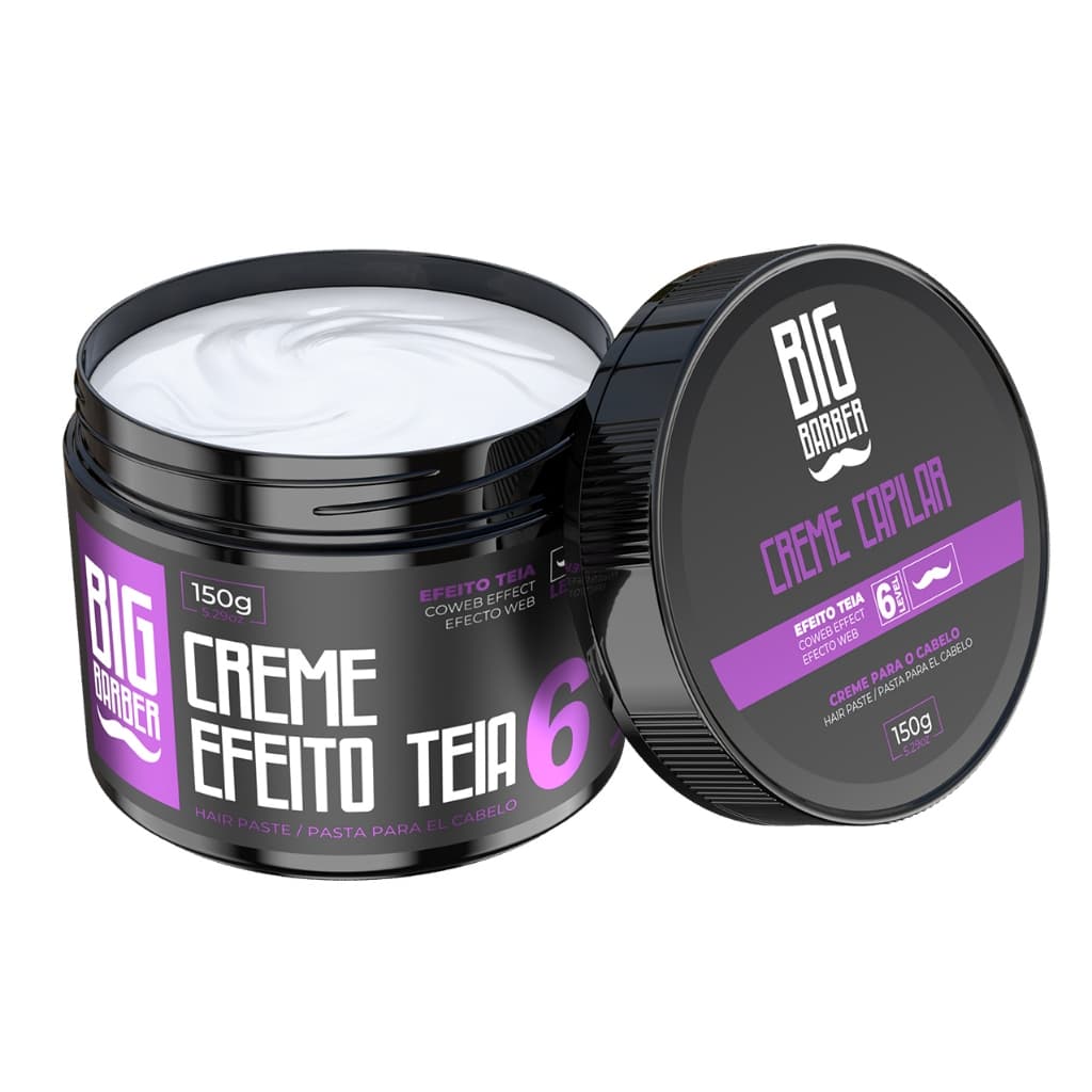 POMADA CREME CAPILAR EFEITO TEIA BIG BARBER 150G