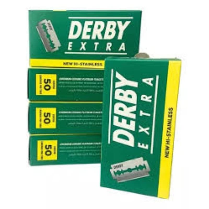KIT COM 5 CAIXINHAS DERBY CONTENDO 50 LAMINAS TOTALIZANDO 250 LAMINAS