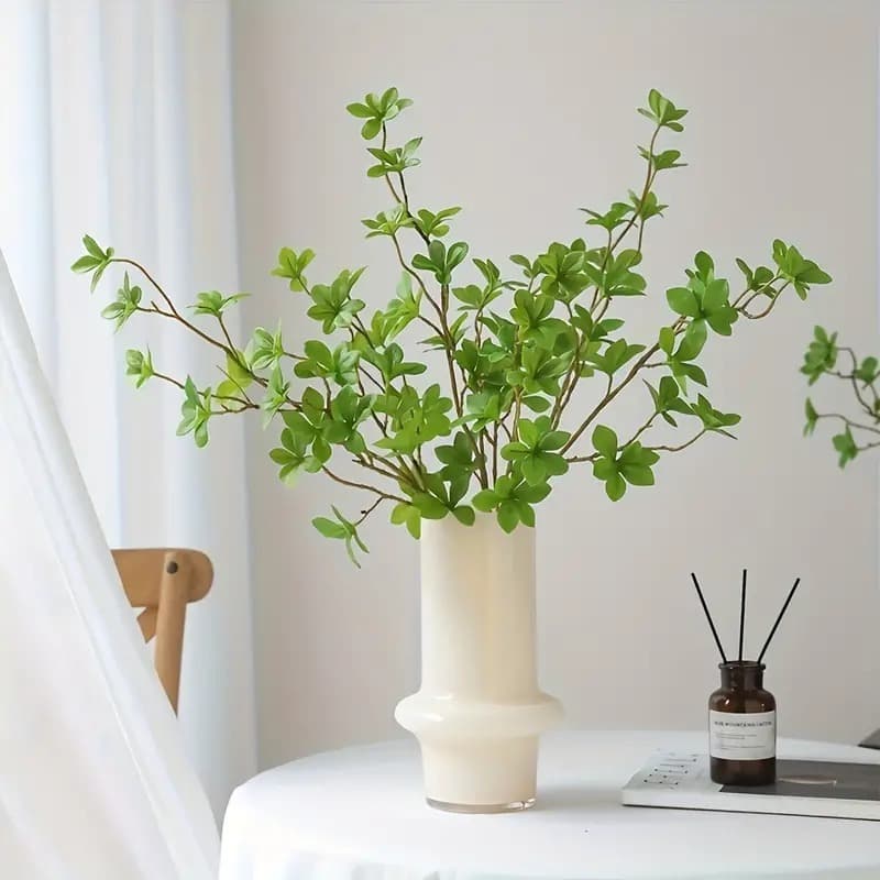 Planta Artificial Folha de Sino Japonês Artificial para Decoração de ambientes B-19
