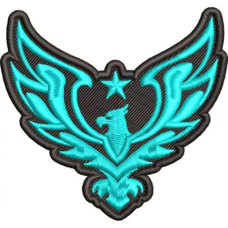 Patch Bordado Brasão Emblema Águia P/ Jaqueta Colete Anm1.6 Motociclista /colete Jaqueta Mochila Bolsa