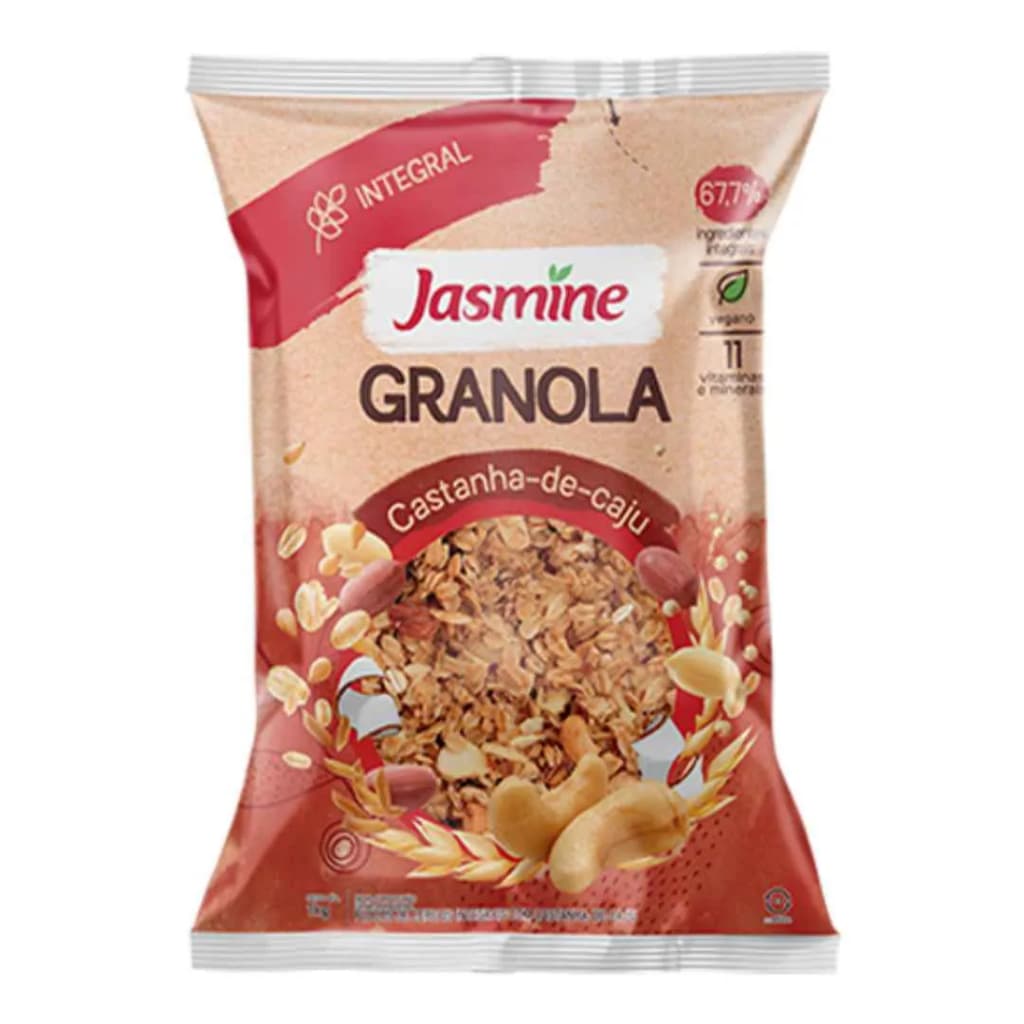 Granola Castanha-de-caju 1kg Integral Jasmine