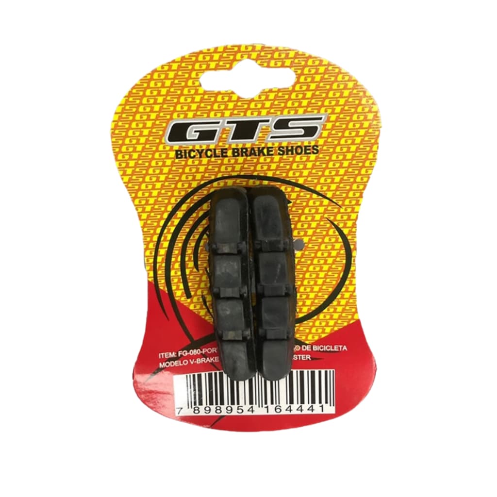 Par Sapata De Freio Para Bicicleta Bike Gts V-brake Orbital 70mm Com Blister