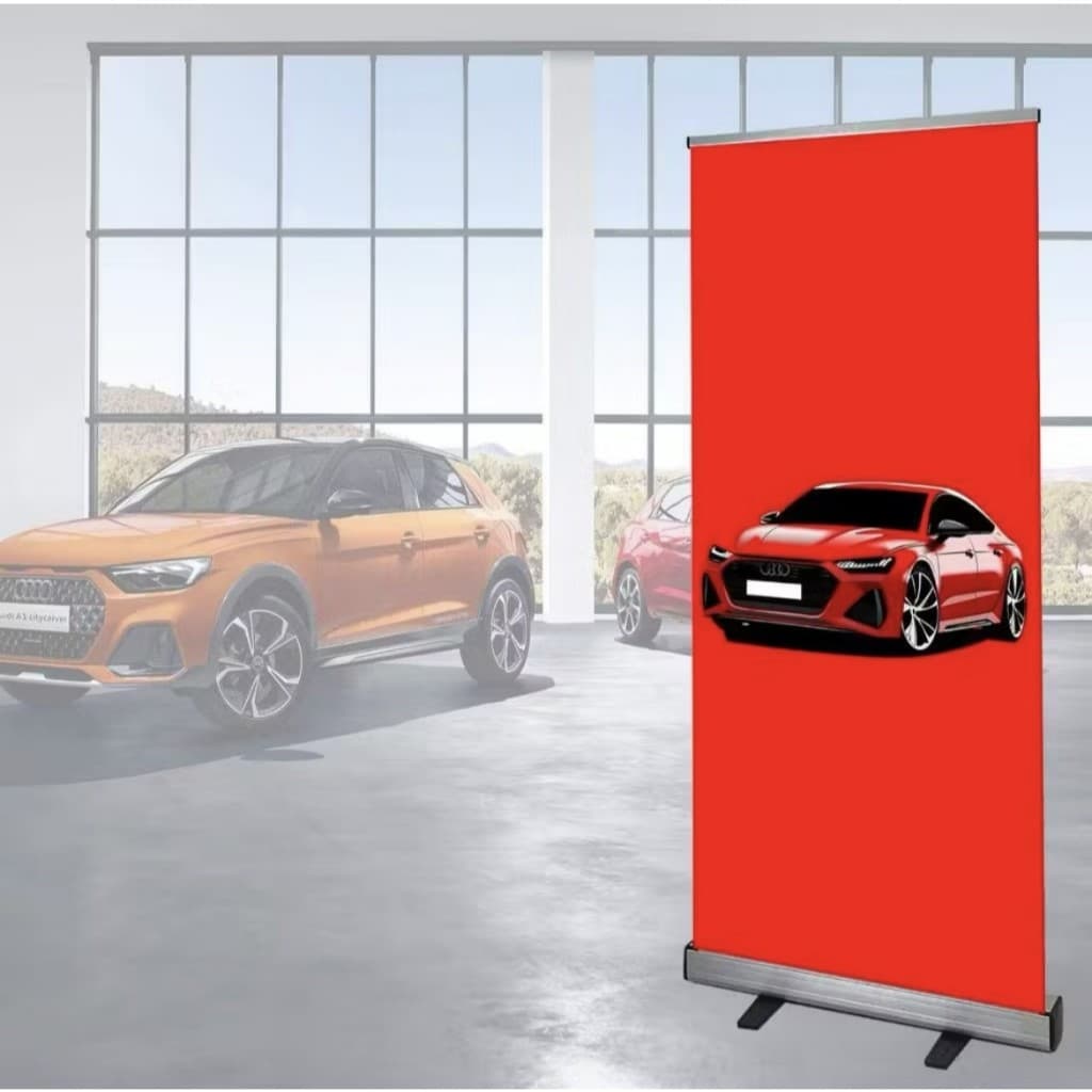 Banner Roll Up 80 x 200 mt. + Brinde Bolsa Para Evento Reutilizável