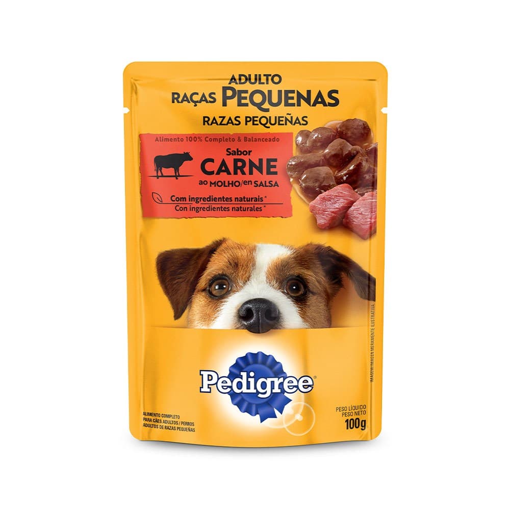 Ração Úmida Pedigree Sachê Para Cães - 85g e 100g