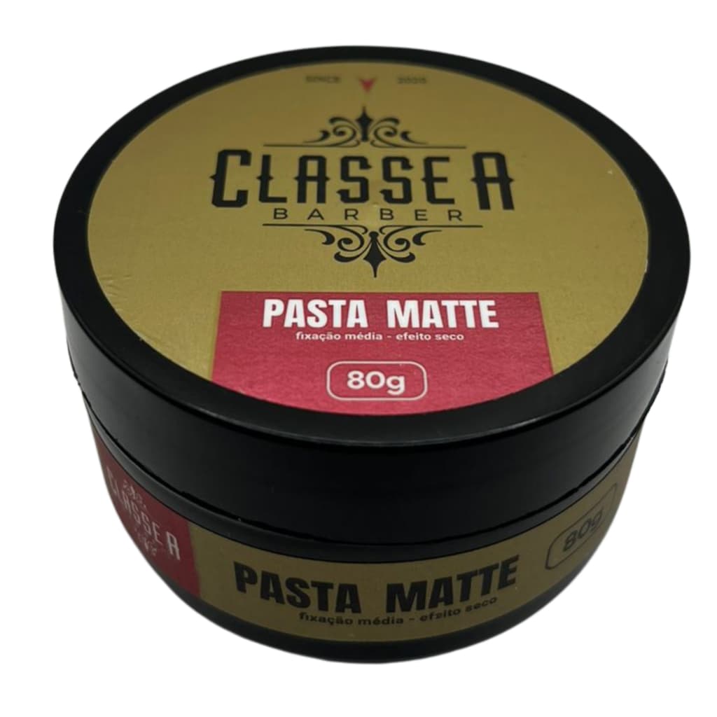 Pomada Matte Fixação Média Efeito Seco Classe A 80g