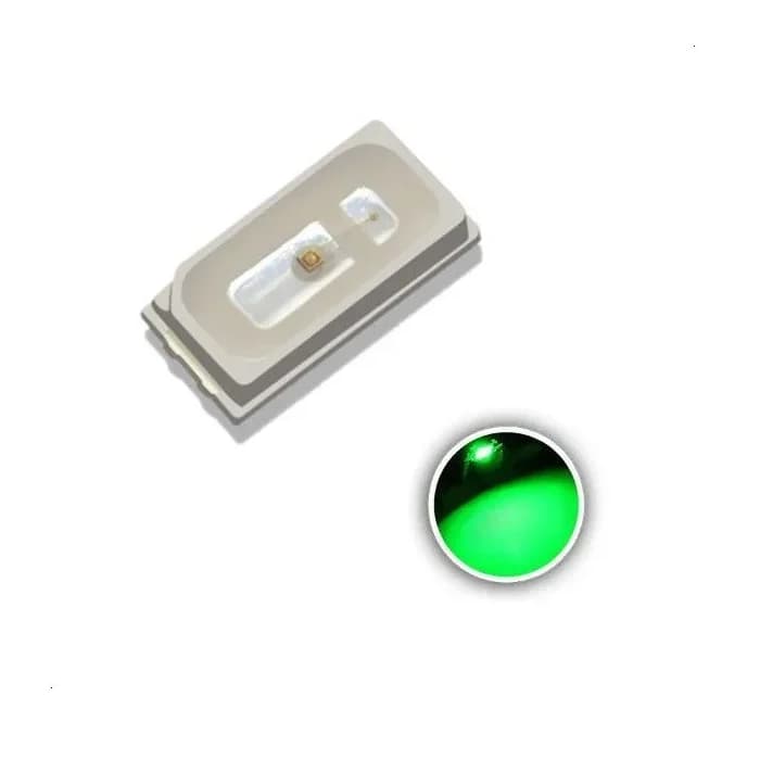 100 peças LED 0.1W Verde 3014 SMD K2726