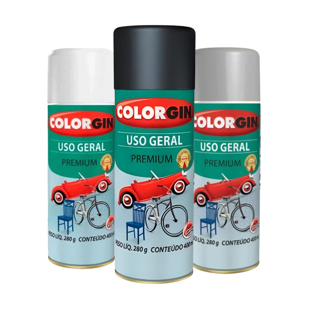 Tinta Spray Uso Geral 350 Ml Colorgin