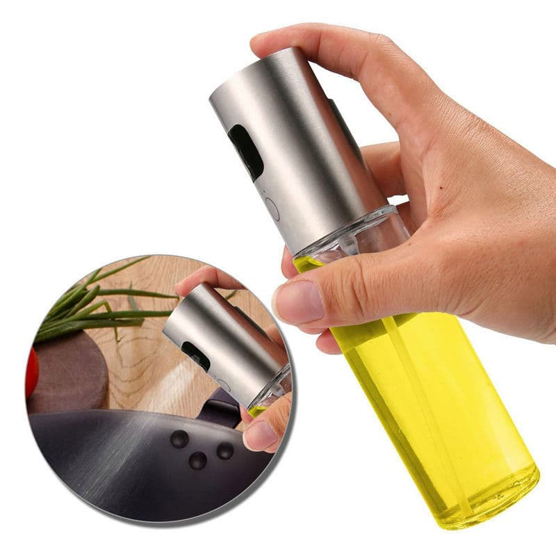 Porta Azeite Vinagre Vidro 100ml Spray Galheteiro Azeiteiro