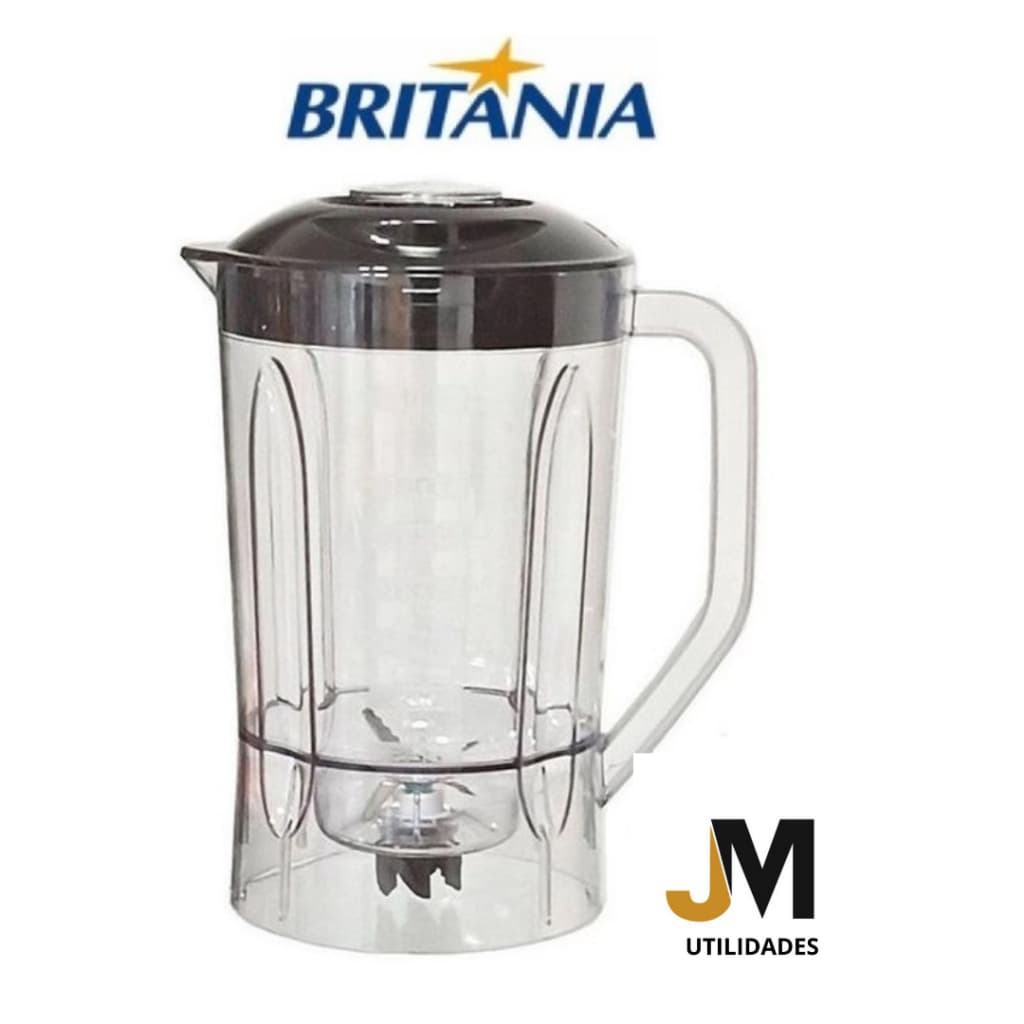 Copo  Para O Liquidificador Britânia Diamante 800 Preto to go 900w blq 970 turbo