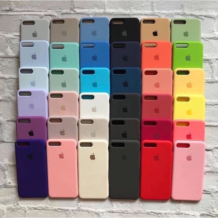 Capa Capinha Silicone IPhone 7 PLUS e 8 PLUS Várias cores , Ótima qualidade