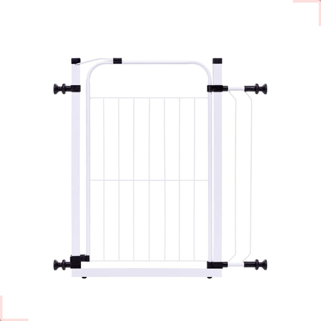 Grade Para Porta Portão Segurança Grade Para Cachorro Pet Criança Bebe Com Extensor de 10 cm - Medindo 70 à 84