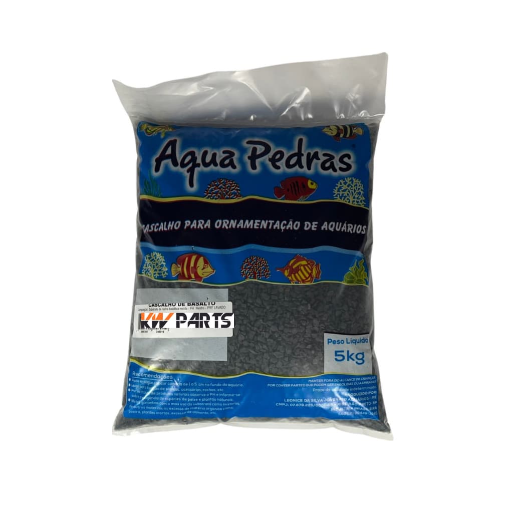 Substrato para Aquários Basalto Aqua Pedras 5 kg Nº0 Granulometria fina