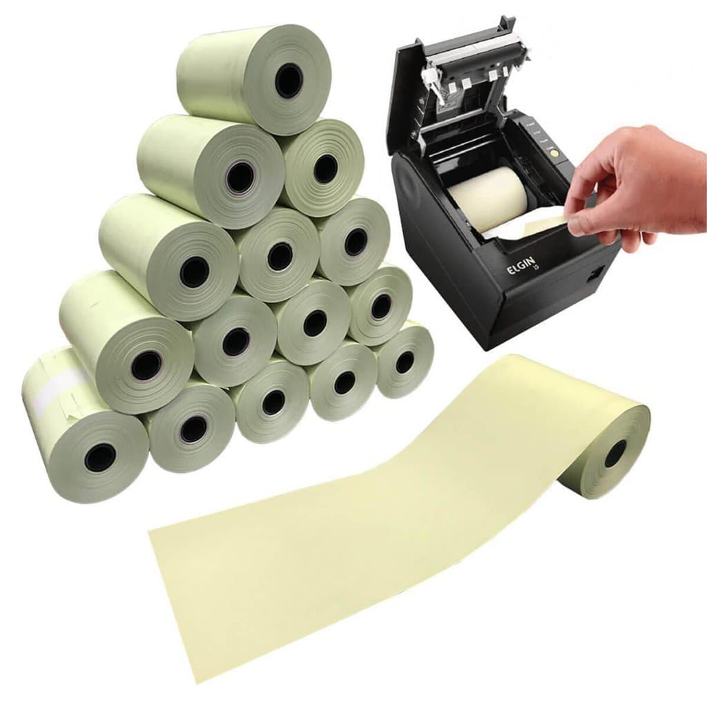Bobina Térmica 80x30 Pdv Cupom Fiscal Cx 10 Unidades