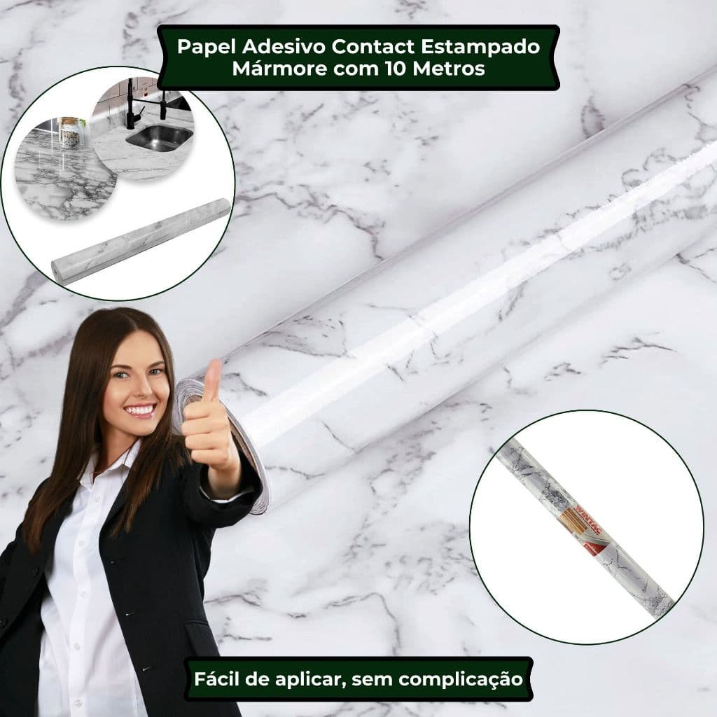 Papel de parede PV marmorizado decoração reforma rápida sem quebra quebra madeira ripado presente