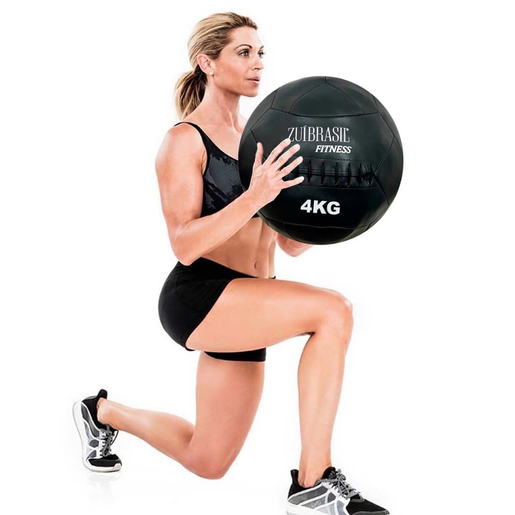Wall Ball Crossfit 4kg – Medicine Ball para Treino Funcional, Academia e Cross Training