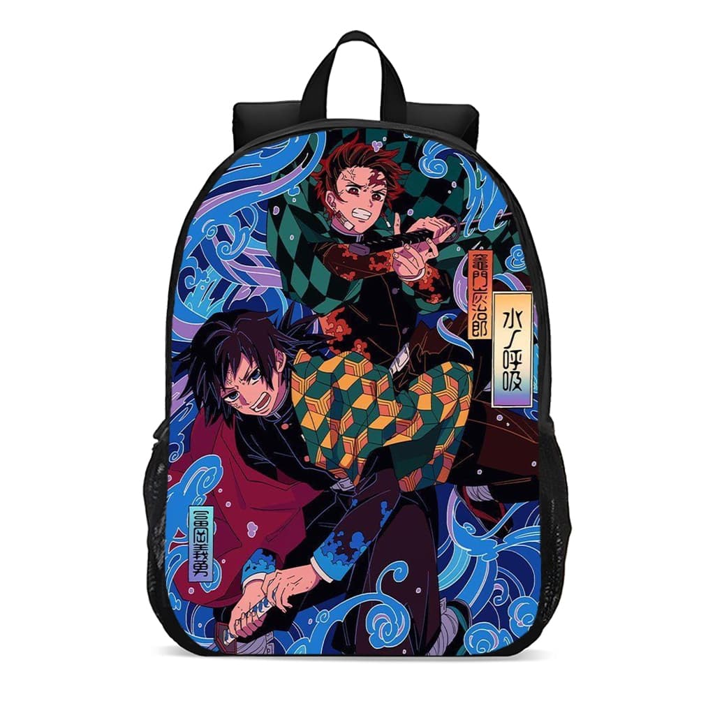 Mochila Escolar Infantil Juvenil Demon slayer tanjiro kamado personagens animes espada promoção