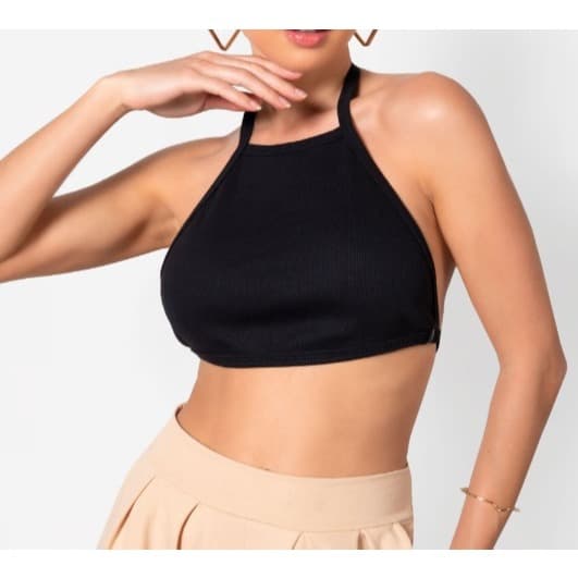 Blusinha Novo Modelo Costas Nua Amarração
